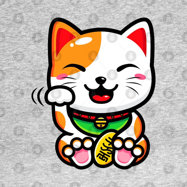 Kawaii Maneki Kitty by machmigo